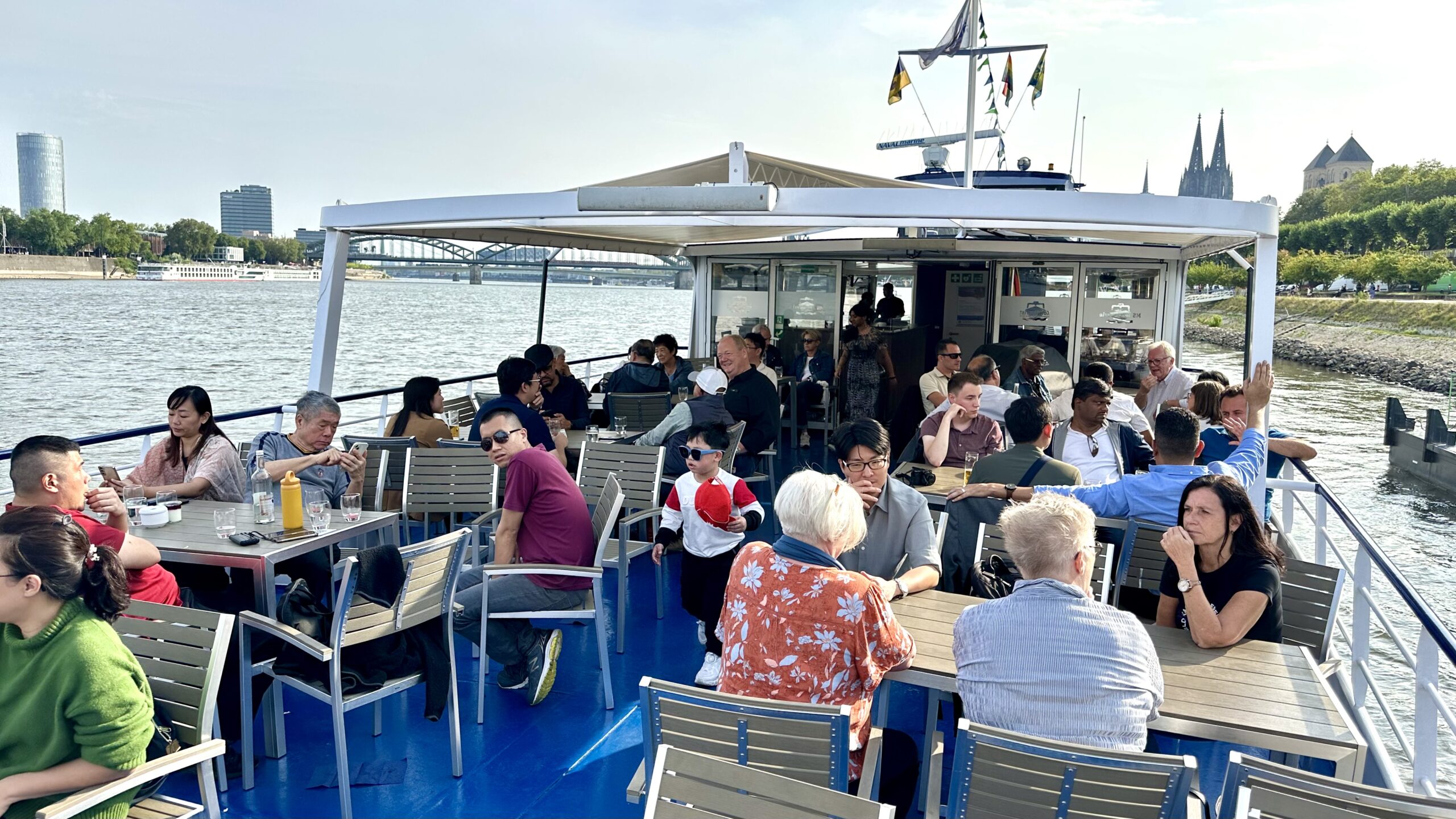 100 Jahre ELORA - Ausflug auf dem Schiff mit Partnern